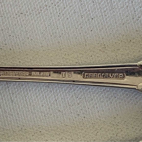 3 International Holmes & Edwards Deep SILVER FASHION 6.75" Forks Fork Set 1957 - Picture 8 of 11